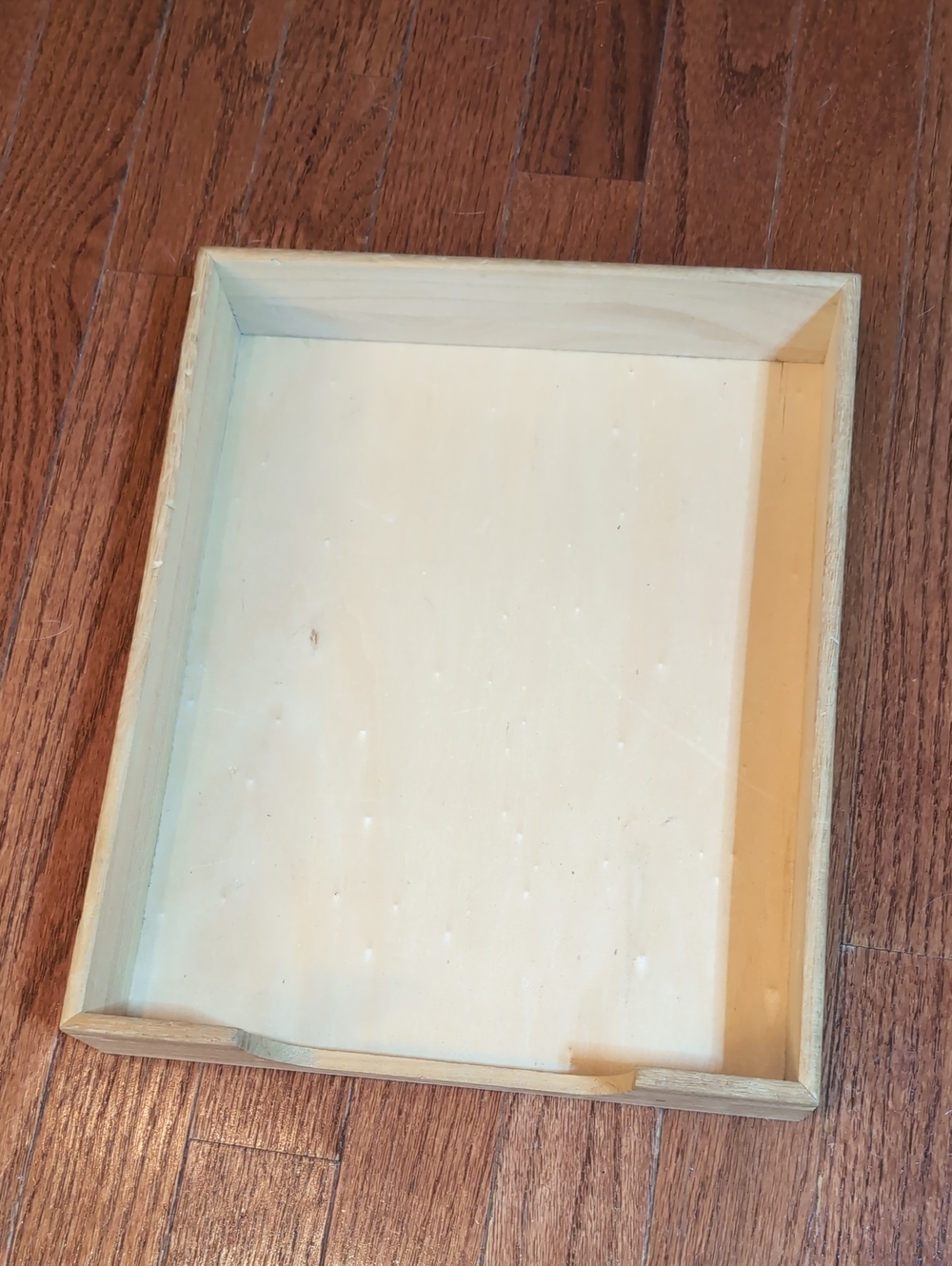 Bamboo Wood Paper Desk 10" X 12" Tray New